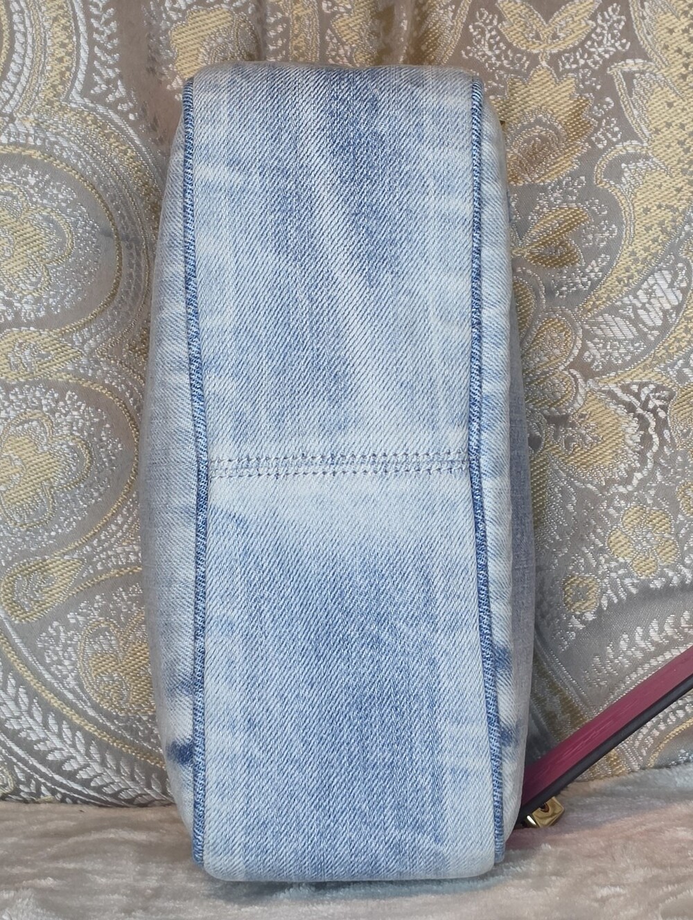 COACH DENIM CAREY BAG CEK67 - Picture 6 of 10